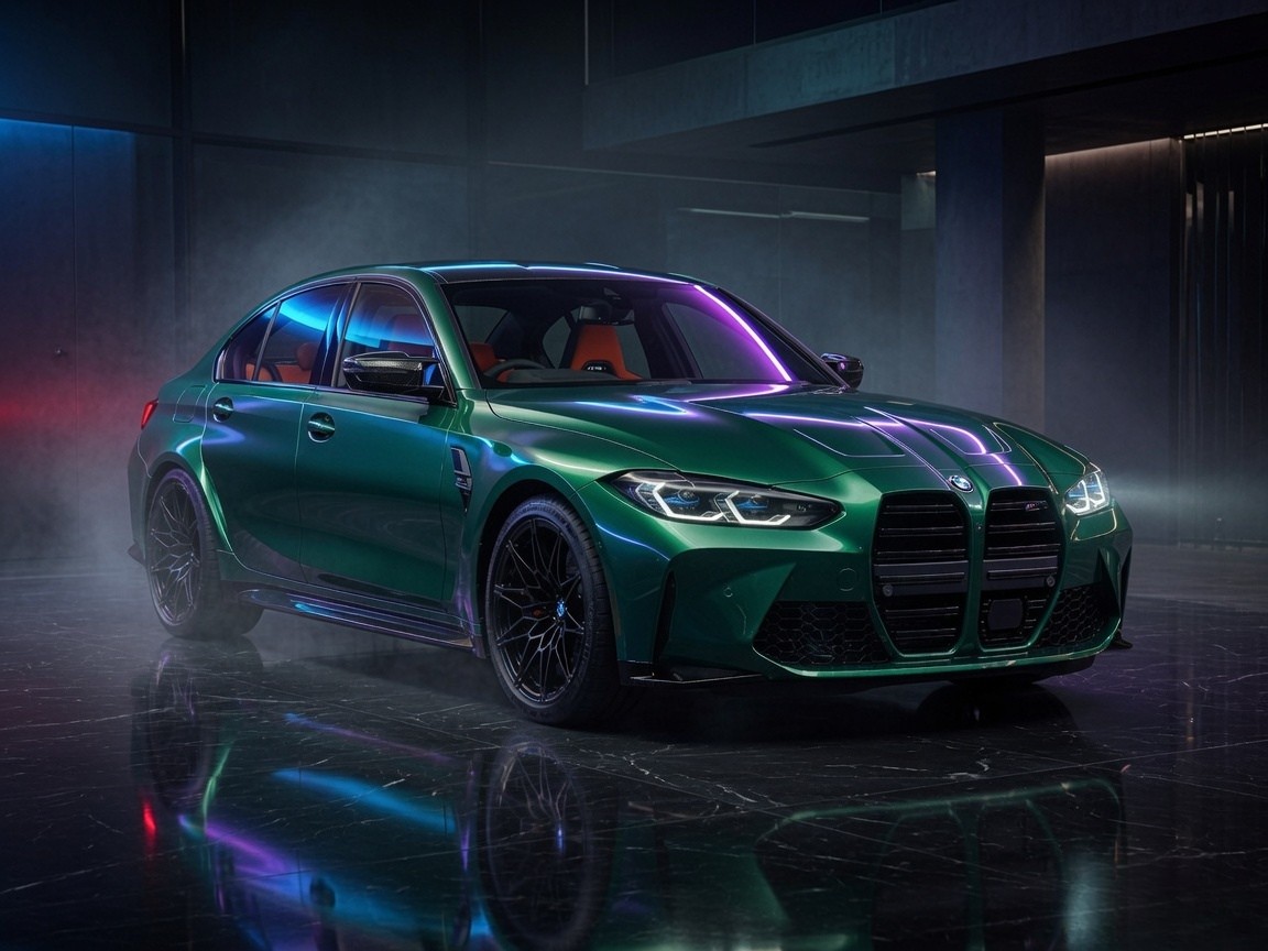 BMW M3 Competition — Isle of Man Green